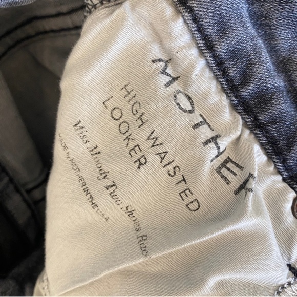 MOTHER || High Waisted Looker Jeans Gray Wash 26 - Picture 7 of 12